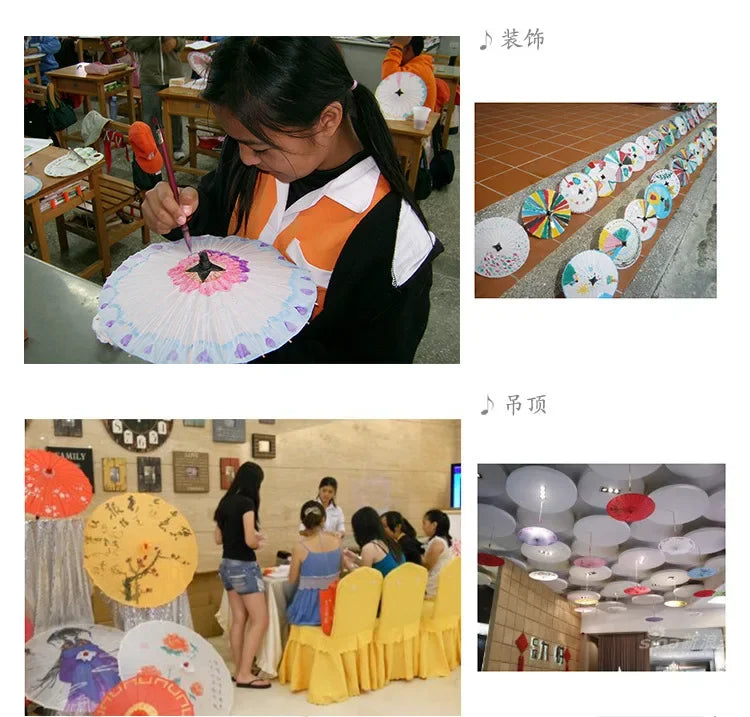 Traditional Paper Umbrella for Décor & Photography