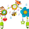 Adjustable Musical Activity Arch Toy for Baby Strollers and Car Seats