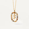 925 Sterling Silver Initial Letter Pendant Necklace
