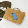 Clear PVC Tote Bag with Letter Print