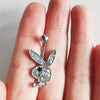Gold Bunny Belly Button Piercing Ring