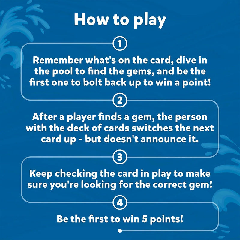 Underwater Gem Hunt Pool Game Set