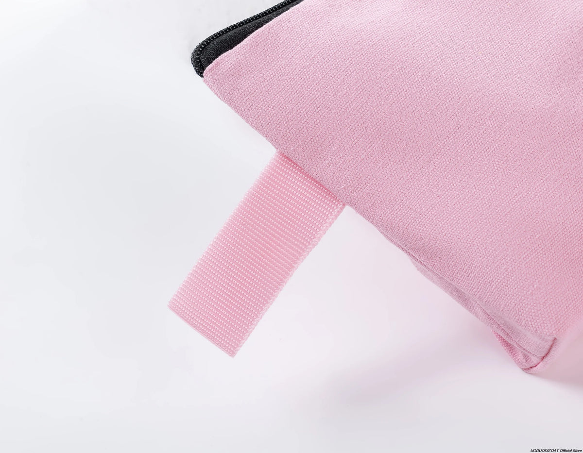 Colorful Canvas Zipper Pouch for Cosmetics, Stationery, and Travel