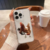Funda de Silicona para Teléfono con Pato y Pollo