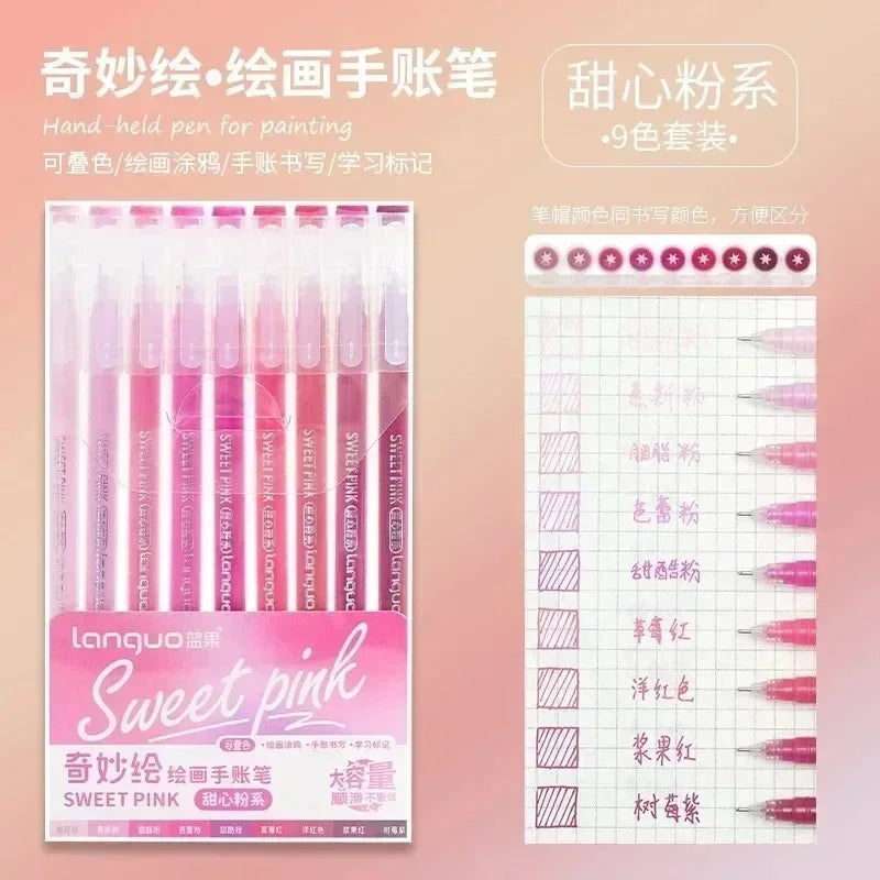 3D Embossed Acrylic Gel Pens - 6/144 Color Options