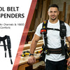 Work Suspenders with Detachable Phone Holder and Tool Belt Support