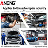 A collage showing various automotive repair services including a maintenance company, repair station, 4S maintenance station,