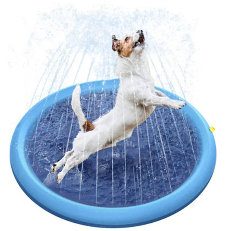 Inflatable Pet Cooling Sprinkler Mat