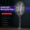 Rotating Head Electric Fly Swatter with Telescopic Handle