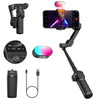 3-Axis Smartphone Gimbal Stabilizer with Built-in Extension Pole and LED Display