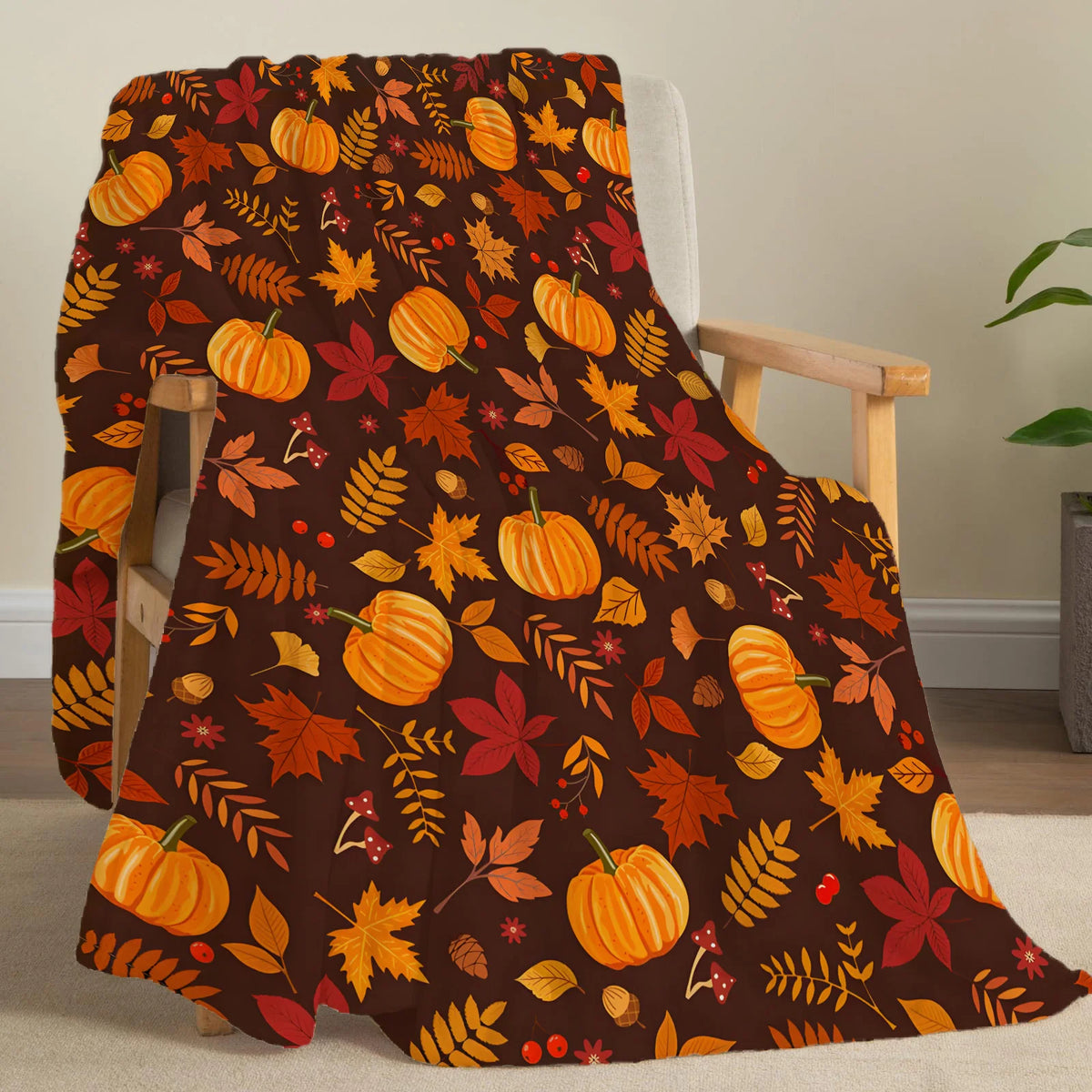 Vibrant Gradient Fleece Throw Blanket with Artistic Portraits