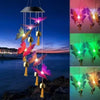 Solar-Schmetterlings-Windspiel mit Farbwechsel-Licht