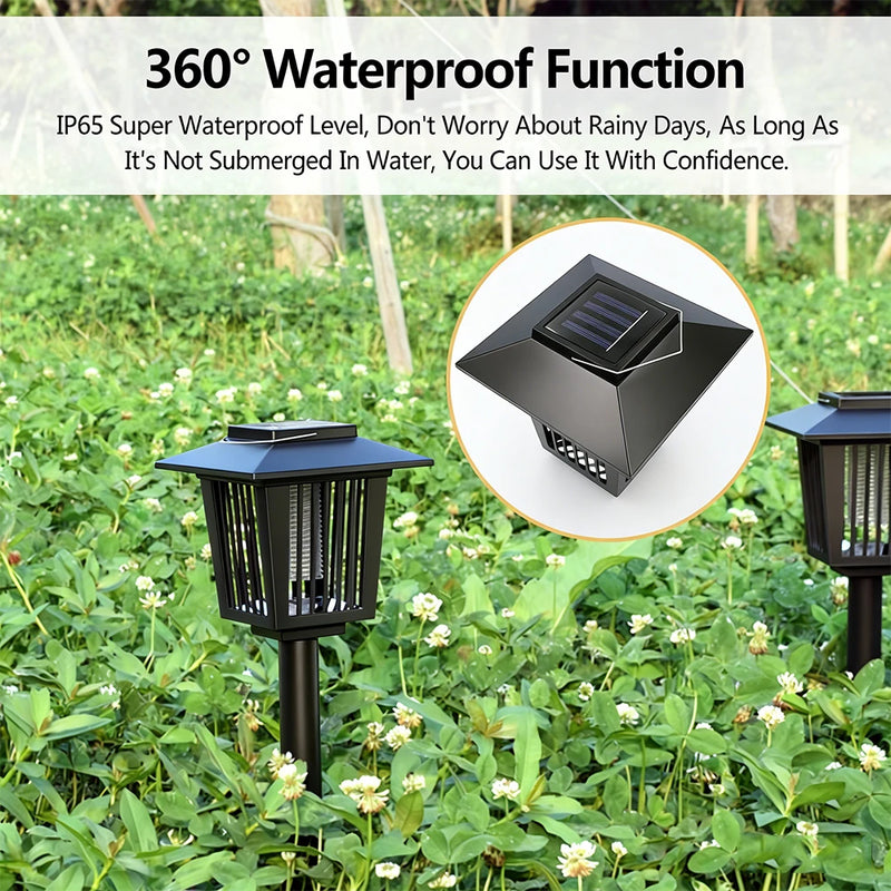 Solar-Powered Mosquito & Insect Zapper
