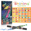 Dual-Tip Glitter Brush Markers