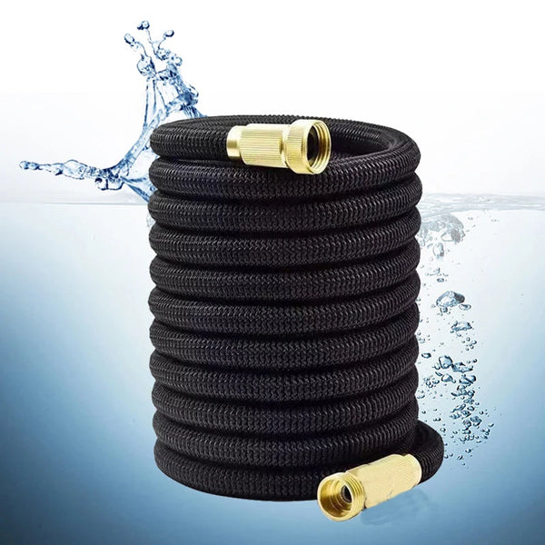 Expandable Garden Hose with Brass Connectors