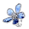 Crystal Flower Statement Ring