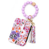 Boho Beaded Tassel Keychain with Floral Accent
