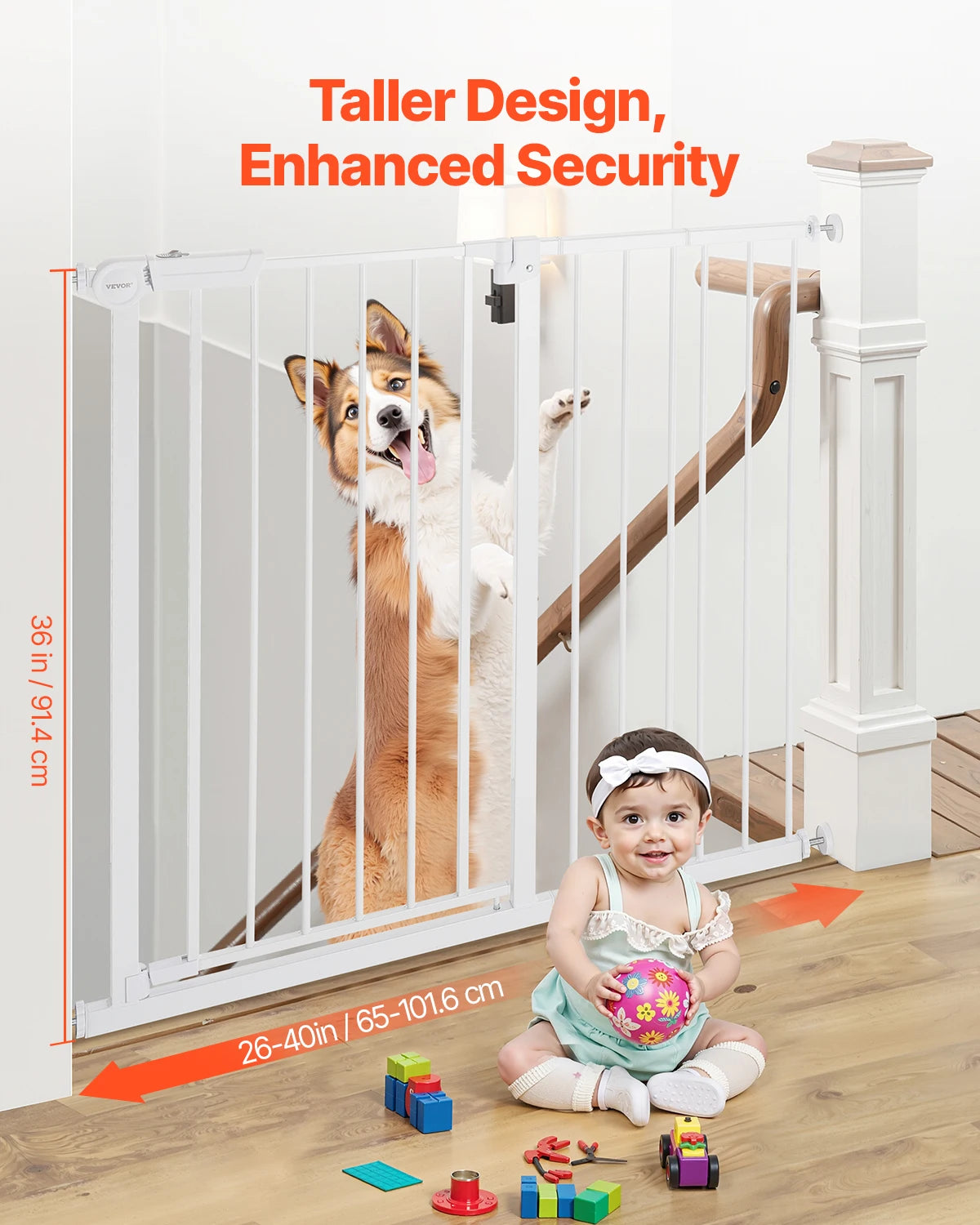 Walk-Through Safety Gate for Babies and Pets