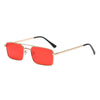 Vintage Double-Bridge Square Sunglasses