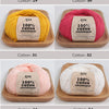100% Organic Cotton Yarn for Knitting and Crocheting (2-Pack)