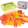 Kids Construction Tool Set with Cardboard Cutter and Toolbox