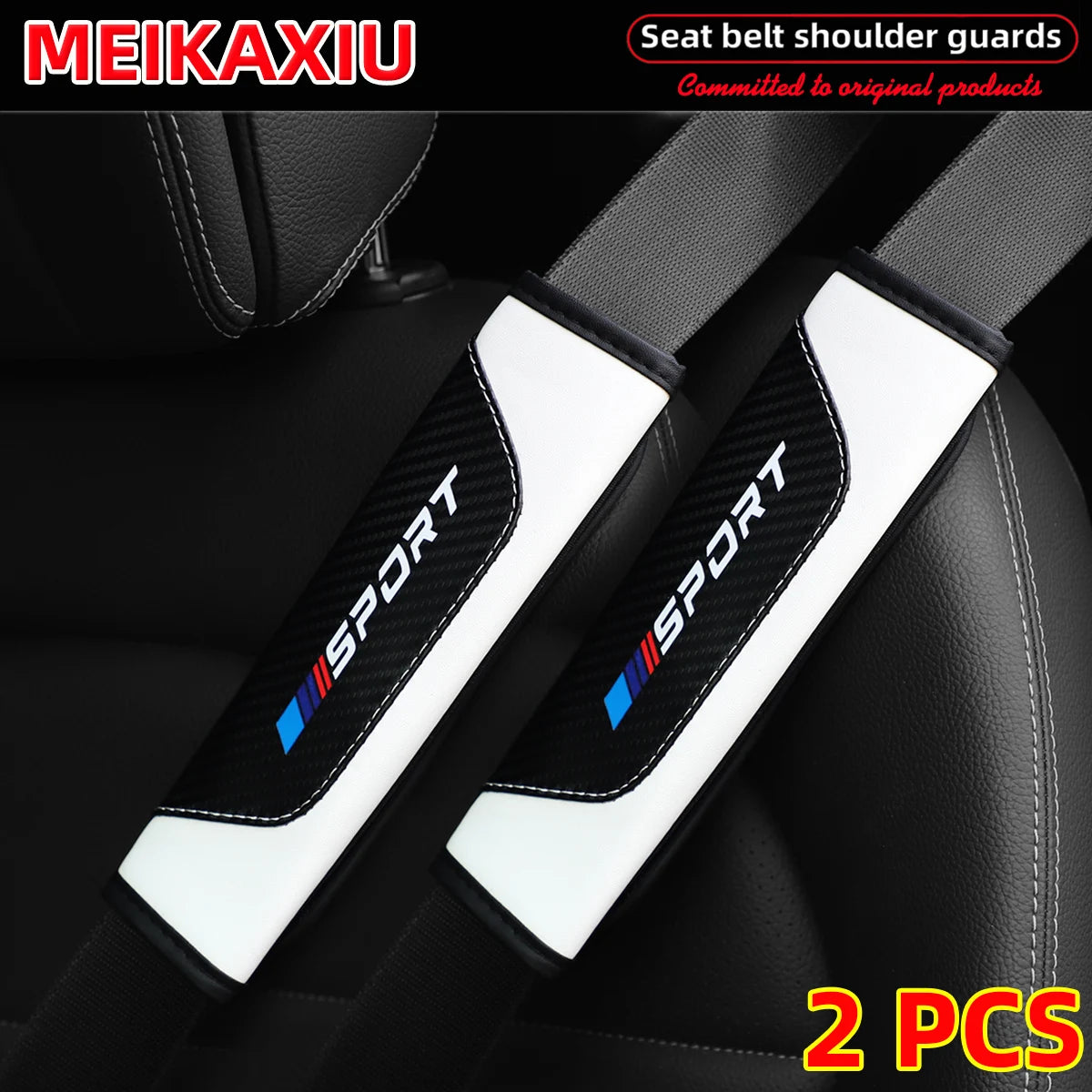 Carbon Fiber Seat Belt Shoulder Pad Cover