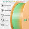 Silk Rainbow PLA Filament - Color Gradient