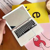 Foldable Laptop-Shaped Compact Mirror