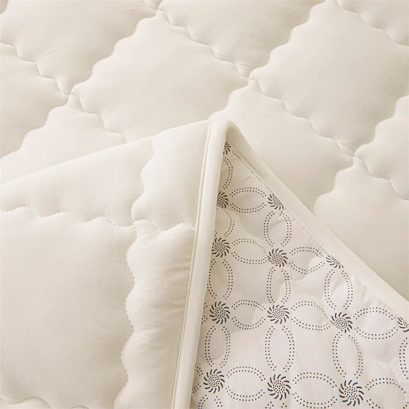 Quilted Mattress Topper with Non-Slip Base