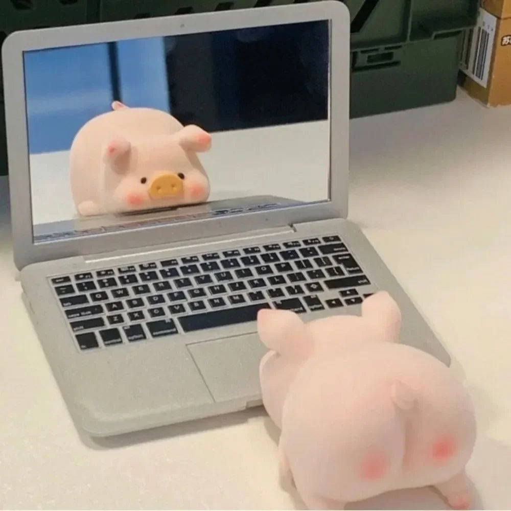 Foldable Laptop-Shaped Compact Mirror