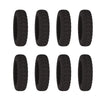 Silent Silicone Luggage Wheel Protectors (8-Pack)