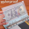 A6 Waterproof Zipper Pouch Set for Binder Organizers