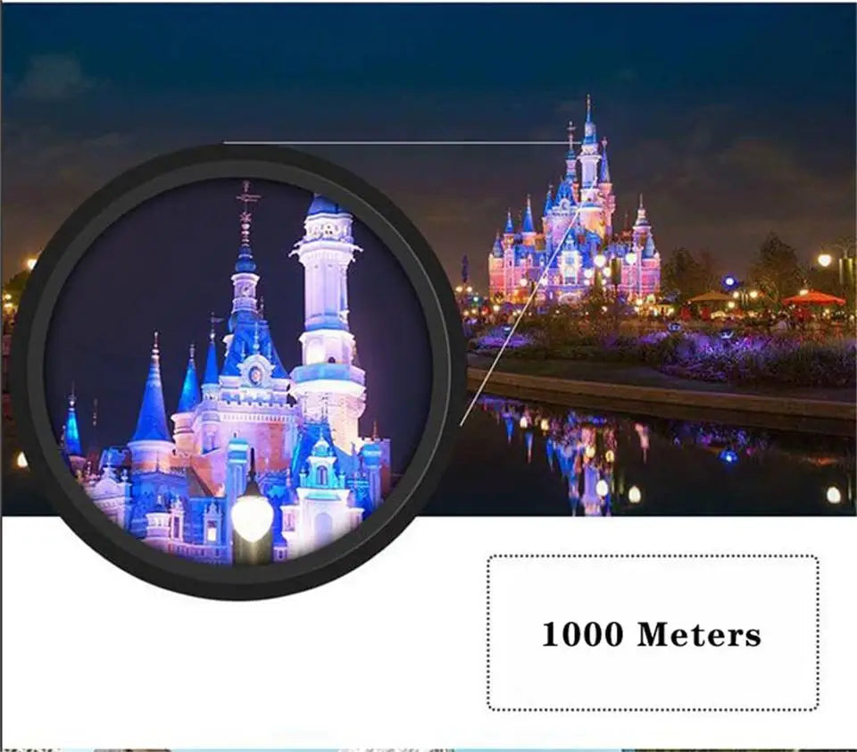 Compact 500x25mm Waterproof Binoculars with BAK4 Prism
