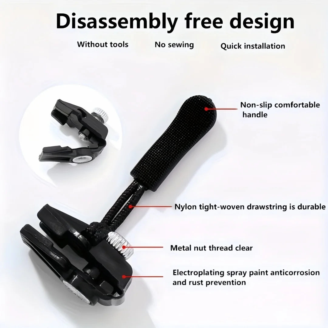 Universal Replacement Zipper Heads for Jackets, Bags & Luggage