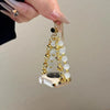 Crystal Bead Watch Strap with Adjustable Metal Link Design