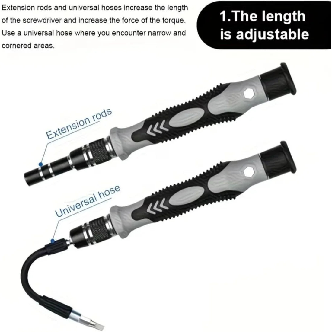 115-in-1 Precision Screwdriver Kit for Electronics Repair
