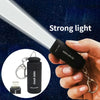 Mini lampe de poche USB rechargeable sur porte-clés