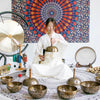Handcrafted Tibetan Singing Bowl with Wooden Mallet