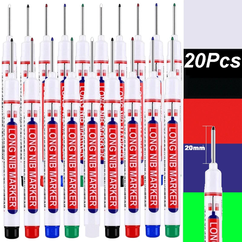 Waterproof Deep Hole Paint Markers for Metal & Woodworking