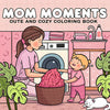 Cat Moments Adult Coloring Book