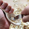 Wood Carving Knife with Ergonomic Wooden Handle