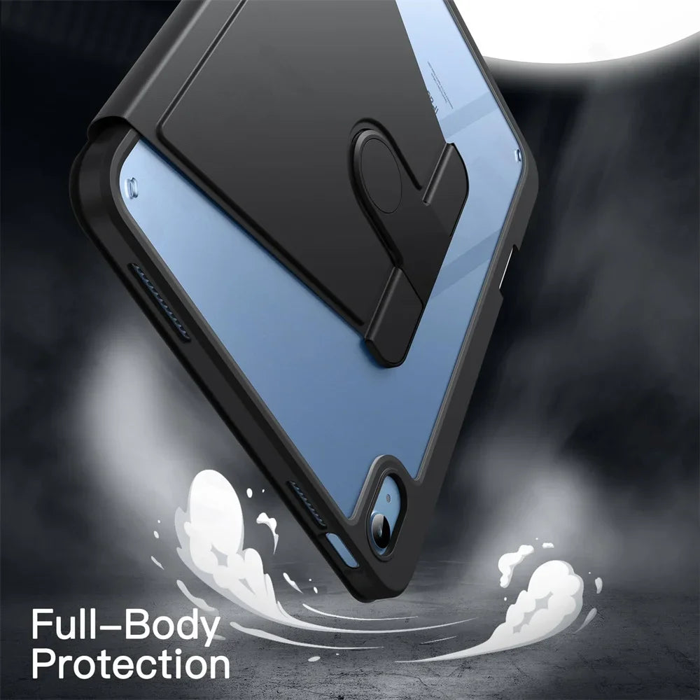 Premium Multi-Angle Stand Case for iPad with Pencil Holder