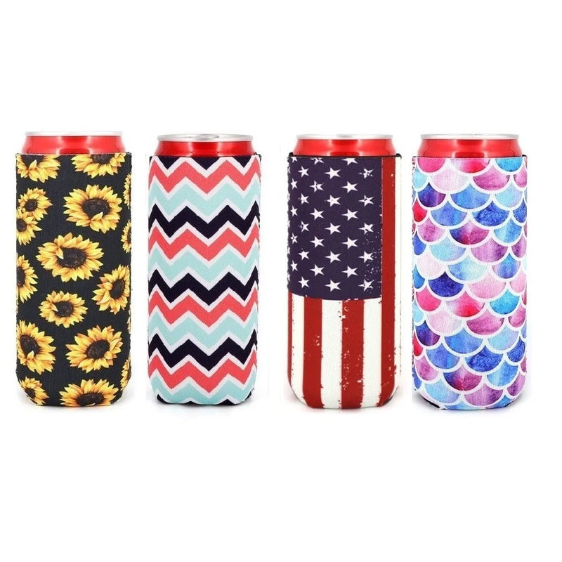 Slim Can Cooler Sleeves (4-Pack)