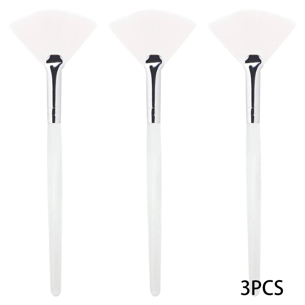 Soft Facial Mask Brushes Set for Smooth, Even Application