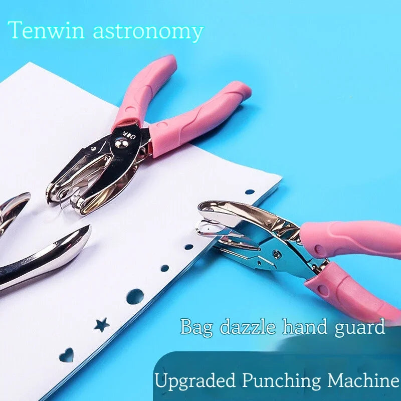 Metal Single-Hole Punch for Scrapbooking and Crafts