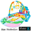 Baby Kick and Play Piano Tummy Time Mat with Detachable Toys
