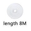 A roll of 8-meter long car wheel rim protector trim or scratch-resistant edge guard.