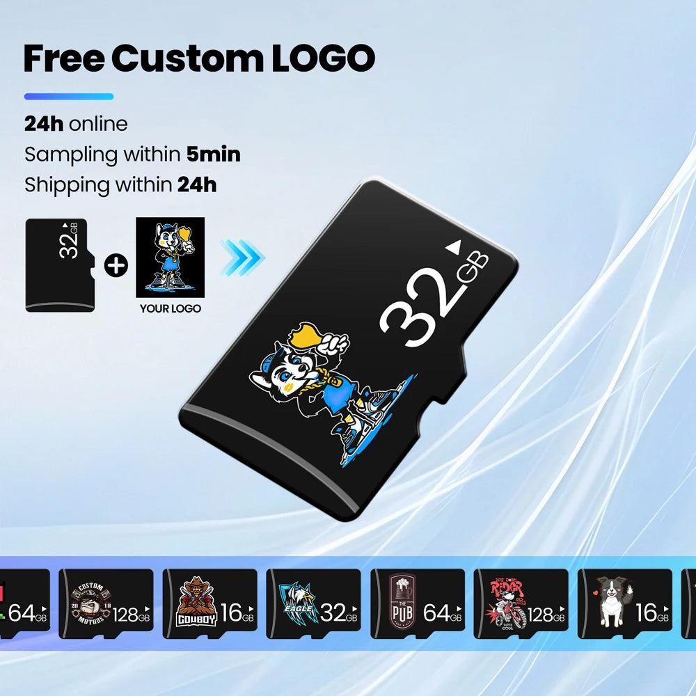 High-Speed microSD Memory Card with Adapter