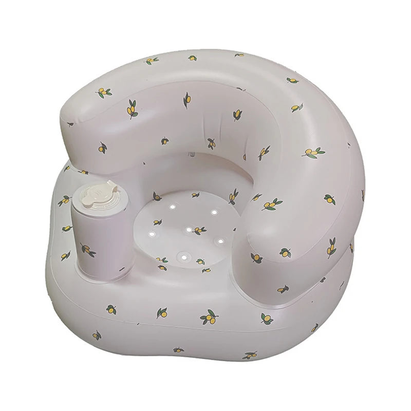 Inflatable Baby Sofa with Built-In Air Pump