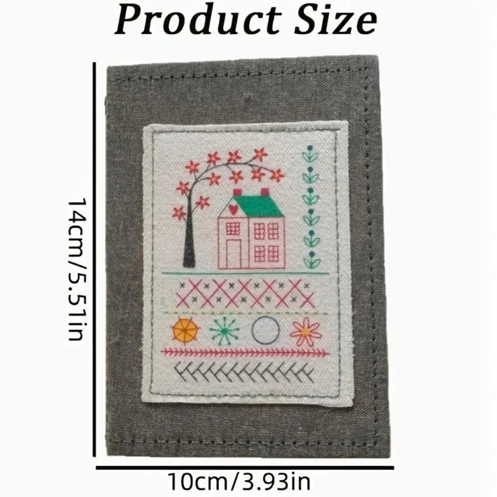 Complete Embroidery Stitch Book Kit with 106 Patterns